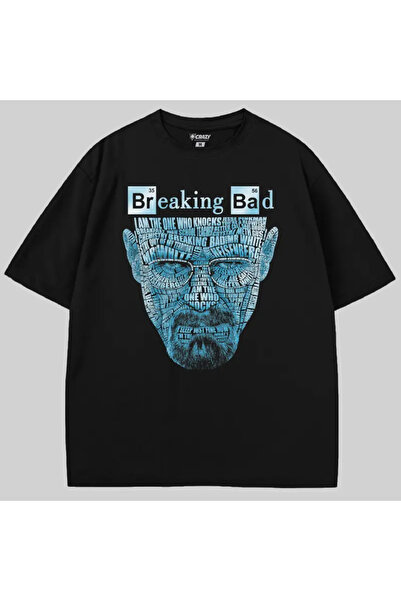 Crazy Μπλουζάκι Breaking Bad Typography Face oversized