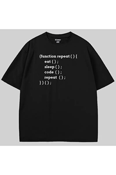 Crazy Μπλουζάκι Fuction Repeat oversized