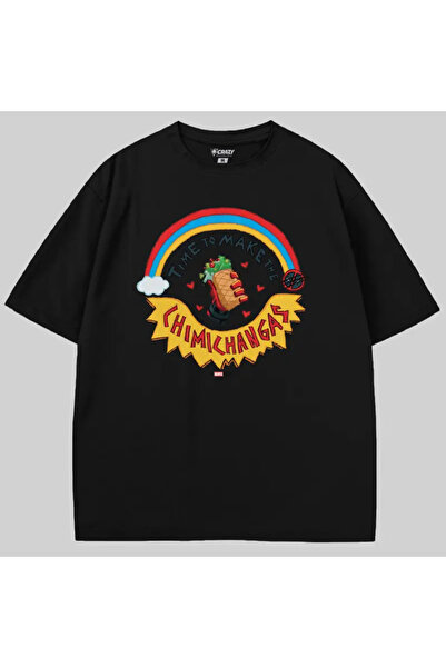 Crazy Este timpul să facem tricoul Chimichangas supradimensionat