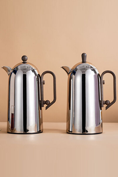 Generic 1-liter tea and coffee thermos set with a royal design