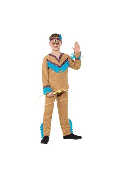 Smiffys Costum indian, maro, pentru copii, 7-9 ani