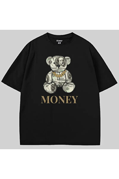 Crazy Tricou Money Bear supradimensionat