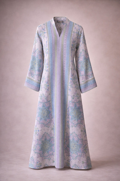 UD Women's jalabiya with an elegant traditional pattern and a comfortable cut