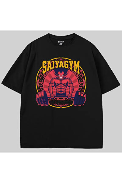 Crazy Свръхголяма тениска Saiya Gym