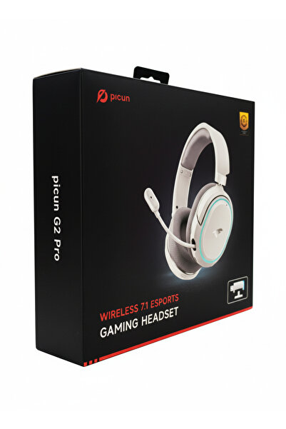 Picun Beacon (G2 PRO) 7.1 Surround Sound Headset, 2.4GHz/USB/Bluetooth 5.4, 1...