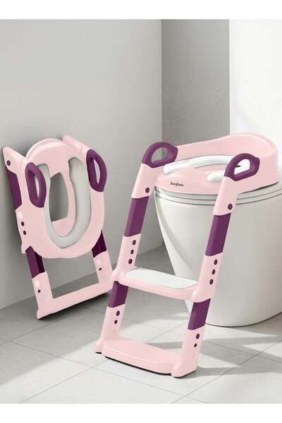 BAYBEE Aura Baby Potty Training Seat Chair with Ladder, Adjustable Step Heigh...