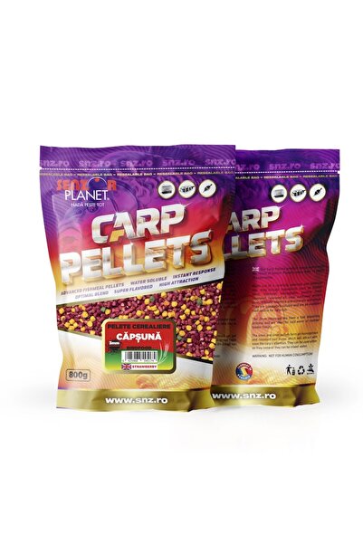 Senzor Planet PELETE CEREALIERE CAPSUNA (ROSU) 3mm 800g