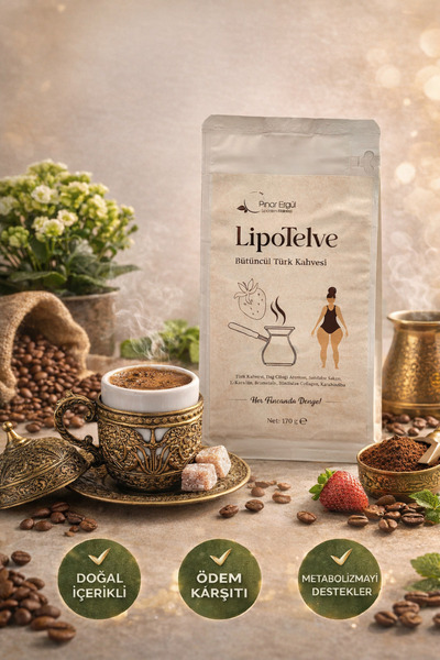 LIPO'DEM WELLNESS Lipo'Telve Lipo'Dem Turkish Coffee with Mountain Strawberry...