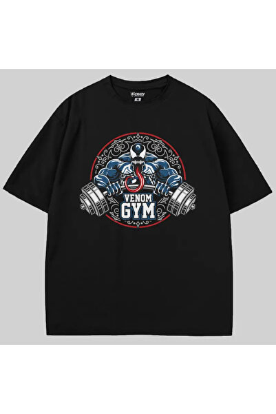 Crazy Tricou Venom Gym supradimensionat
