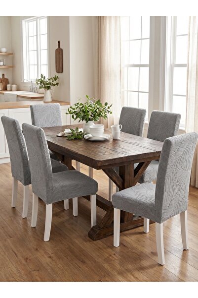ÖZMAKAN Chair Cover, Chair Cover 6 Pieces