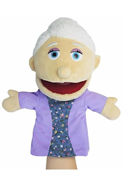 Marsel oyuncak دمية يد على شكل إنسان مع فم متحرك