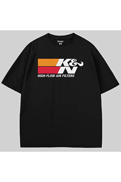 Crazy Μπλουζάκι K N High Flow Air Filters oversized