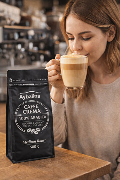 Muhteşem içimli Caffè Crema, seçkin Arabica çekirdeklerden üretilmiş elit kahve keyfi 500 g