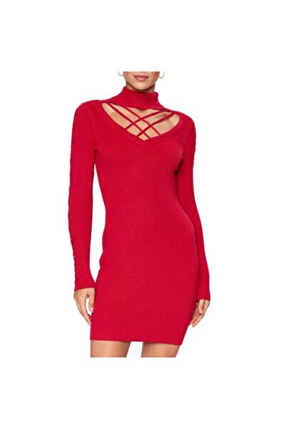 Guess Guess Dress, Red, W3BK0WZ2YJ2