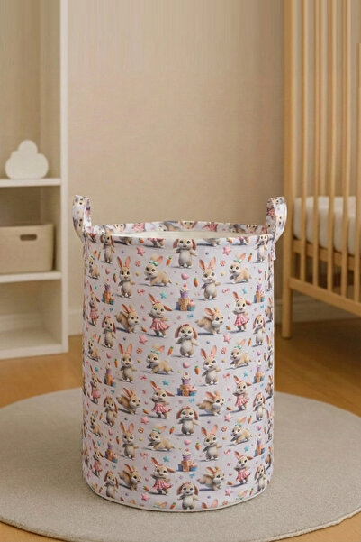 Paris Home Καλάθι παιχνιδιών με σχέδιο κουνελιού – Καλάθι ρούχων, Πτυσσόμενο ...