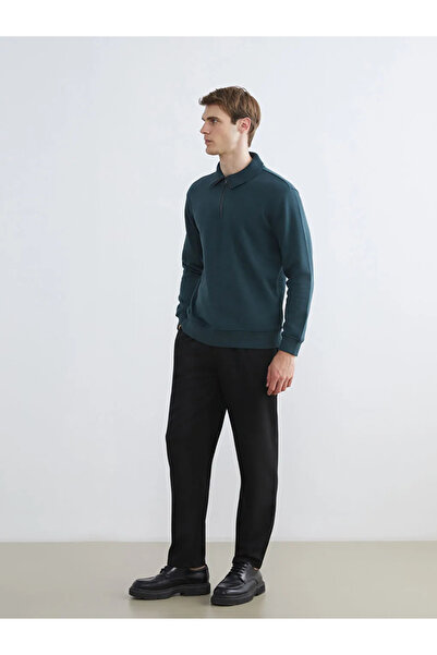 LC Waikiki Lcw Vision Petrol Mock Neck Men's Sweatshirt