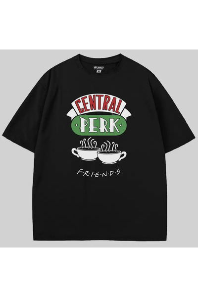 Crazy Αφίσα Central Perk Coffee Mug oversized T-shirt