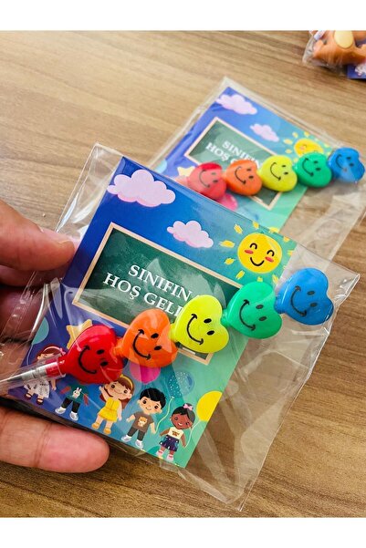 hemdemhediyelik Welcome to Your Class Heart Pencil Set of 10