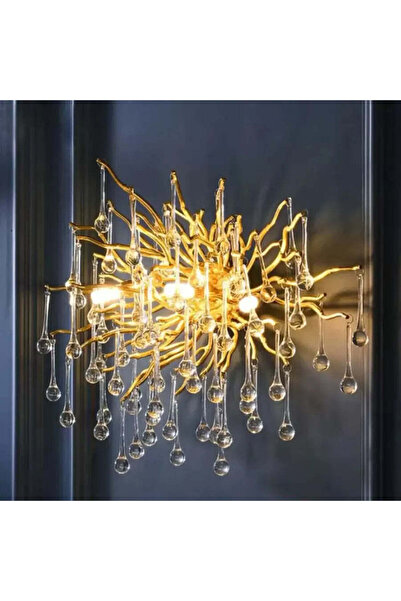 OEM Aplica Cristal Brooks 3x G9 Auriu