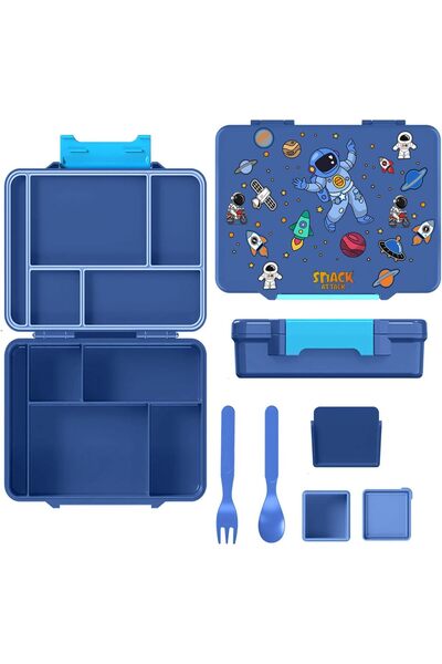 Snack Attack Lunch Box for Kids School with Compartments, Bento box, Leak-pro...