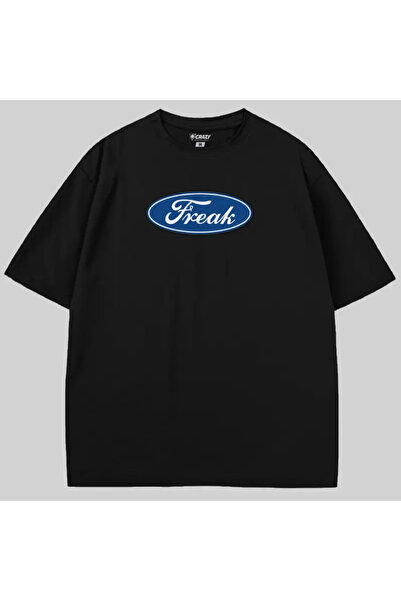 Crazy Ford Freak Logo Oversized T-Shirt