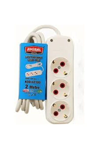amiral Triple Socket 2m