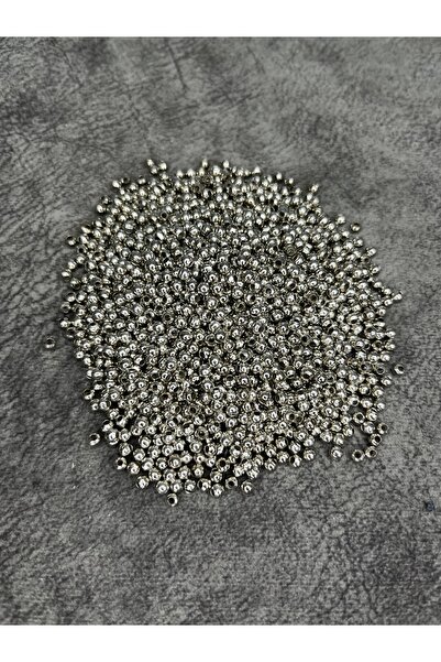 Mos Tespih 10 Gram 3mm Metal Yuvarlak Bit Ara Malzeme Boncuk Nikek Kaplama (1...