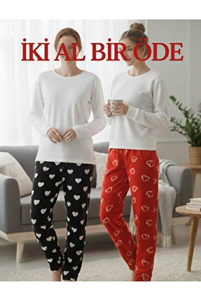 hozey Polar pijama , pijama ,tek alt pişama ,polar