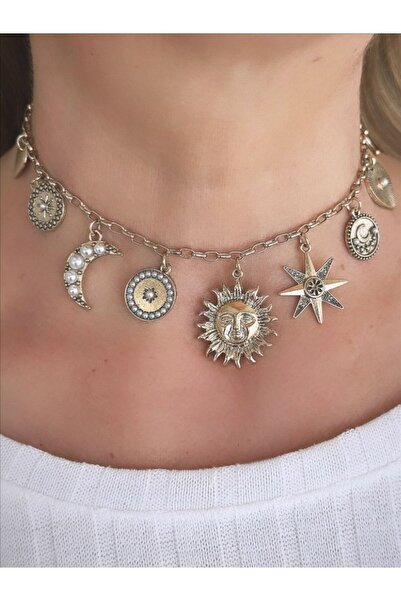 QA Quella Accessories ÖZEL KAPLAMA ETNİK DESEN CHARM SALLANTILI MARKA MODEL K...