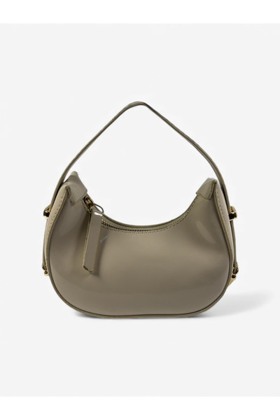 LASSERA Kadın Bej Küçük Boy Baguette El Çantası