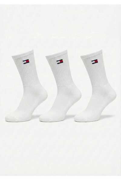 AnoaSales Unisex long ribbed socks set, 3 pairs, Black, One Size