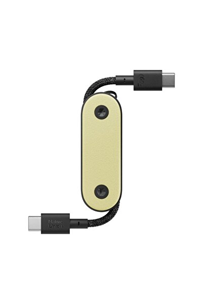 Native Union Pocket USB-C Cable, 60W, 17cm, Yellow