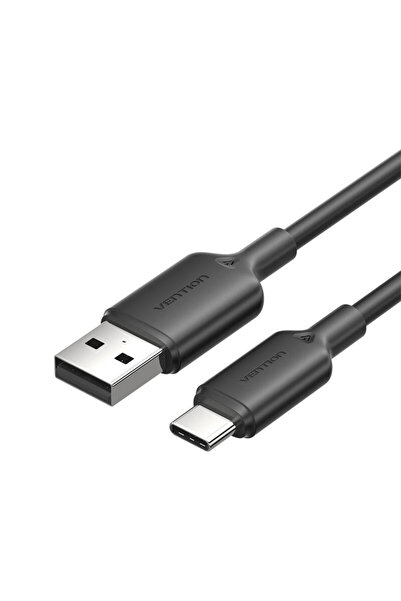 Vention USB to USB-C Fast Charging Data Cable, 3A, 1m, Black