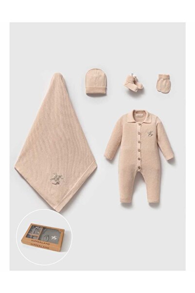 Nipperland طقم ملابس للأطفال الذكور من عمر 0-3 أشهر، مجموعة من 5 قطع