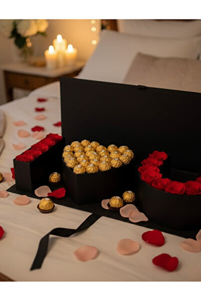 ŞIK MODA Aşk Kutusu - Sevgililer Gününe Özel Aşk Kutusu - Hediyelik Kutu (Boş...