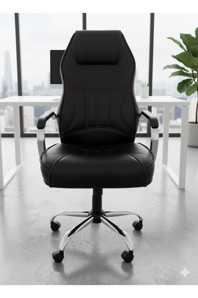 TRENDCORE Premium Ortopedik Bel Destekli Makam Koltuğu, Ofis Koltuğu, Çalışma...