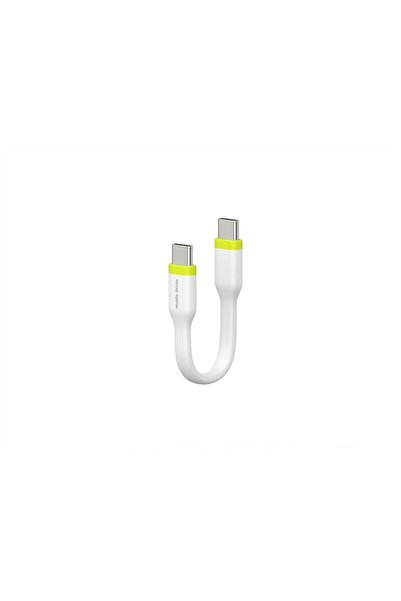 Mobile Origin USB-C to USB-C Compact Cable, 60W, 10cm, White