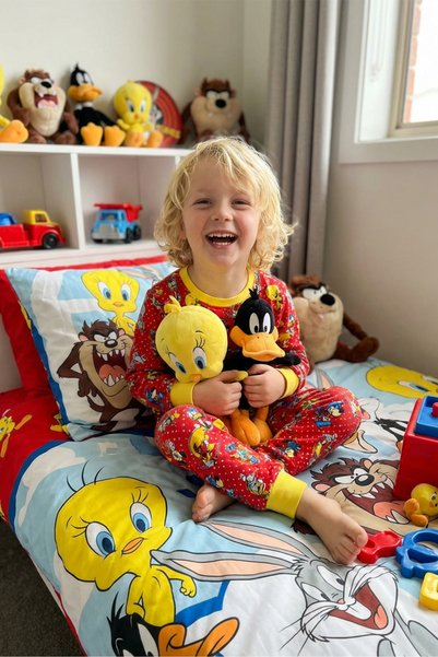 DAPSEE Cute Hero Patterned Boy's Pajama Set