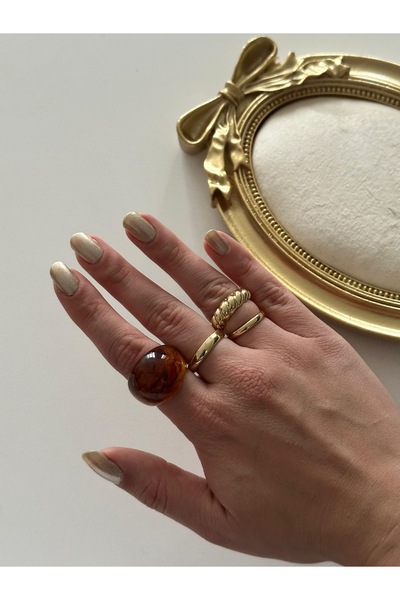 YENGEÇ Dörtlü Yüzük Set