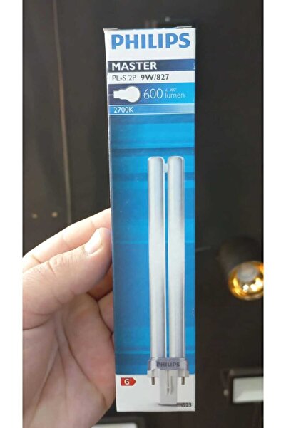 Philips Master Pl-s 9w/827 2 pinli 2 tüplü enerji tasarruflu ampül G23 2700K