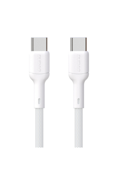 DUDAO L9C 65W USB-C to USB-C Fast Charging Cable, 2m, White