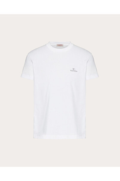 Valentino Roma VLogo Baskılı Tişört