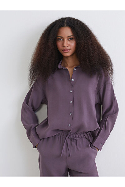 LC Waikiki Oversize Modal Blended Women's Shirt