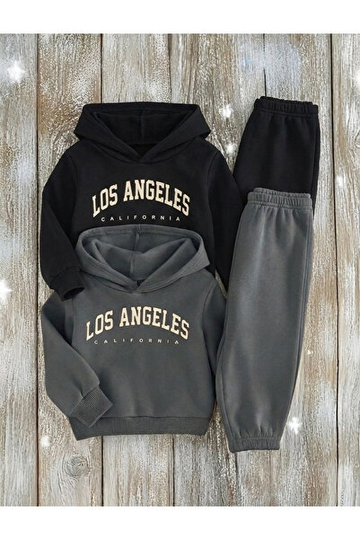 Velostra Daily 3 Thread Comfortable Los Angeles Printed Winter Thick 2-Piece ...