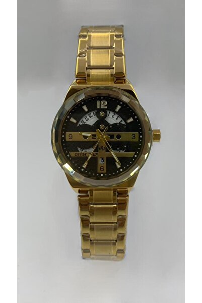 DIVAR JEEN ساعة بتصميم كلاسيكي أنيق، وتأتي بنظام عرض تناظري (Analog)