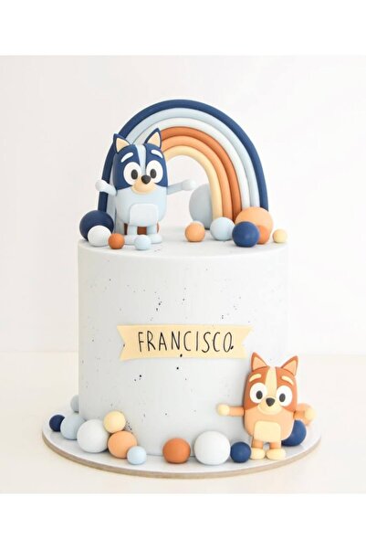 by şeyda palancı Şeker hamurundan bluey figür seti