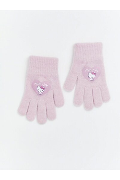 LC Waikiki ACCESORII LCW Hello Kitty cu imprimeu Mănuși de tricotat pentru fete