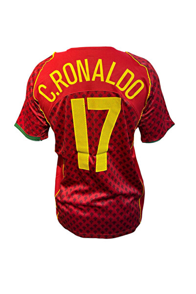 suq alhas vip ronaldo portekiz kırmızı 2005 profesyonel oyuncu forma retro