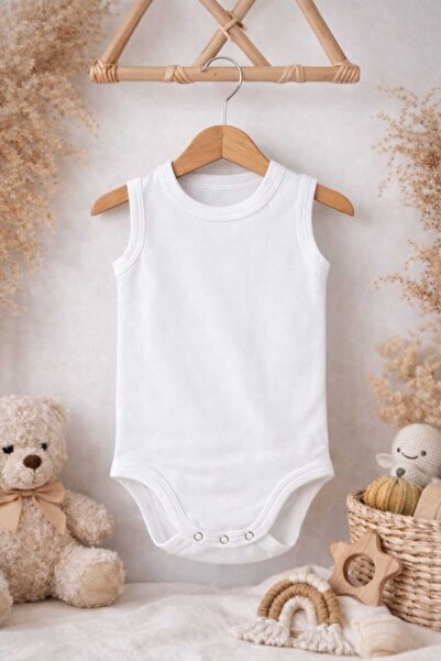 krm kerem bebe Cotton Sleeveless Undershirt Baby Bodysuit & Jumpsuit