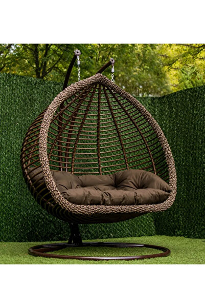 ChristmasExpress Premium brown DUBL hanging armchair